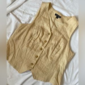 J. Crew Tan Vest